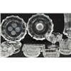 Image 3 : LARGE LOT OF CLEAR FOSTORIA COIN PATTERN GLASSWARE