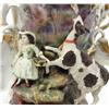 Image 5 : MEISSEN STYLE FIGURAL VASE WITH GOAT AND GIRL