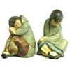 Image 1 : LLADRO PORCELAIN ESKIMO GIRL & BOY FIGURINES