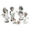 Image 1 : LOT OF 5 PORCELAIN LLADRO FIGURINES W/ BOXES