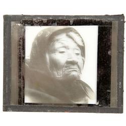 RARE EDWARD CURTIS GLASS SLIDE PRINCESS ANGELINE