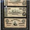 Image 3 : FRAMED 4 CONFRDERATE STATE NOTES IN ANTIQUE FRAME