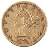 Image 1 : 1881 GOLD HALF EAGLE $5.00 LIBERTY COIN