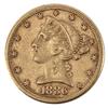 Image 1 : 1886S GOLD HALF EAGLE $5.00 LIBERTY COIN
