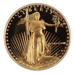 PCGS 1988-P $10 QUARTER OUNCE GOLD EAGLE PR69DCAM