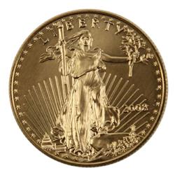 2008 GOLD AMERICAN EAGLE $25 1/2 OZ PROOF COIN