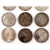 Image 3 : 10 MORGAN SILVER DOLLARS F TO UNC 1879 TO 1921