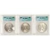 Image 2 : PEACE SILVER DOLLAR LOT OF 7 CERTIFIED MS64