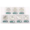 Image 5 : PEACE SILVER DOLLAR LOT OF 7 CERTIFIED MS64
