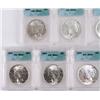 Image 2 : 1923 PEACE SILVER DOLLAR LOT OF 7 MS64 CERTIFIED