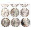 Image 2 : 10 MINT STATE MORGAN SILVER DOLLAR LOT BU MS 63/64