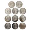 Image 1 : 11 MINT STATE MORGAN DOLLARS TONED LOT