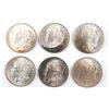 Image 2 : 11 MINT STATE MORGAN DOLLARS TONED LOT