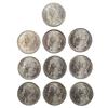 Image 1 : 10 1883 & 1884 MINT STATE MORGAN DOLLAR COIN LOT