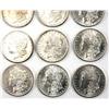 Image 2 : 10 MINT STATE MORGAN SILVER DOLLARS MS63/64
