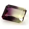 Image 1 : BEAUTIFUL 40.68 CT BI-COLOR EMERALD CUT AMETRINE