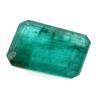 Image 1 : CERTIFIED NATURAL 4.31 CT GREEN EMERALD