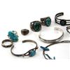 Image 2 : LOT OF NAVAJO STERLING SILVER TURQUOISE JEWELRY