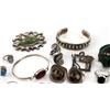 Image 2 : LOT OF VINTAGE MEXICAN STERLING SILVER JEWELRY