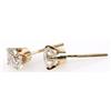 Image 2 : LADIES 14K GOLD 1.25CTW DIAMOND STUD EARRINGS