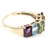Image 2 : LADIES 14K YELLOW GOLD MIXED GEMSTONE RING LOT