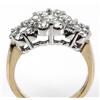 Image 2 : LADIES 14K YELLOW GOLD 1.9CTW DIAMOND CLUSTER RING