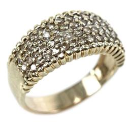 LADIES 14K YELLOW GOLD DIAMOND SET RING