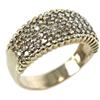 Image 1 : LADIES 14K YELLOW GOLD DIAMOND SET RING