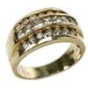 Image 1 : LADIES 14K YELLOW GOLD CHANNEL SET DIAMOND RING