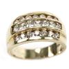 Image 2 : LADIES 14K YELLOW GOLD CHANNEL SET DIAMOND RING