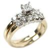 Image 1 : LADIES 14K YELLOW GOLD 1.37CTW DIAMOND WEDDING SET
