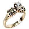 Image 1 : LADIES 14K YELLOW GOLD 1.02 CTW DIAMOND RING