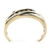 Image 2 : MENS 14K YELLOW & WHITE GOLD DIAMOND RING