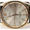 Image 2 : MEN'S ROLEX OYSTER PERPETUAL GOLD W/ LEATHER BAND
