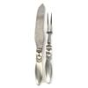 Image 1 : GEORG JENSEN CACTUS PATTERN STERLING CARVING SET