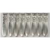 Image 2 : 8 GEORG JENSEN CACTUS PATTERN DINNER KNIVES