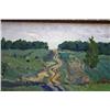 Image 2 : LEONID KRUL 1968 LANDSCAPE PAINTING OIL ON CANVAS