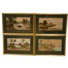 Image 1 : SET OF 4 ORIGINAL WATERCOLORS BY F. MARTIN