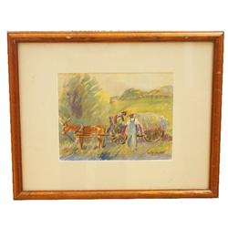 ORIGINAL WATERCOLOR PAINTING SIGNED W.A. WALKER