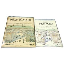 SAUL STEINBERG NEW YORKER & OLDE NEW YORK POSTERS