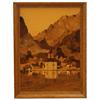Image 1 : GERMAN BUCHSCHMID & GRETAUX MARQUETRY WOOD PANEL