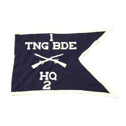 1 TNG BDE 2 HQ COL BERTHOLF INFANTRY GUIDON FLAG