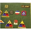 Image 3 : VIETNAM PATCH DISPLAY NAMED AIRBORNE & SIGNED CIB