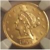 Image 1 : 1903 2.5 Gold Liberty NGC-65 Gorgeous, + all the way!!