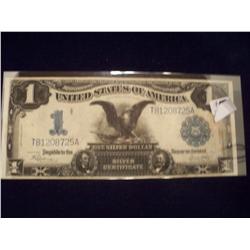 1899 $1 "Black Eagle" Large Bill Silver Certificate, XF