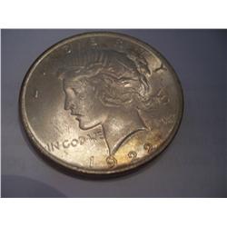 1922 BU Silver Peace Dollar