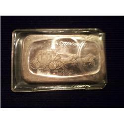 .999 One Troy Oz Fine Silver "Stagecoach" Silver Bar