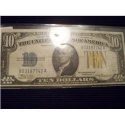 Always Popular! 1934-A $10 WWII North Africa Issue Note