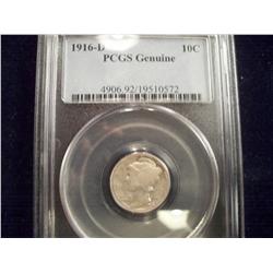 **RARE** 1916-D Mercury Dime, 264,000 Minted