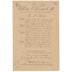 Benito Mussolini and Vittorio Emanuele III